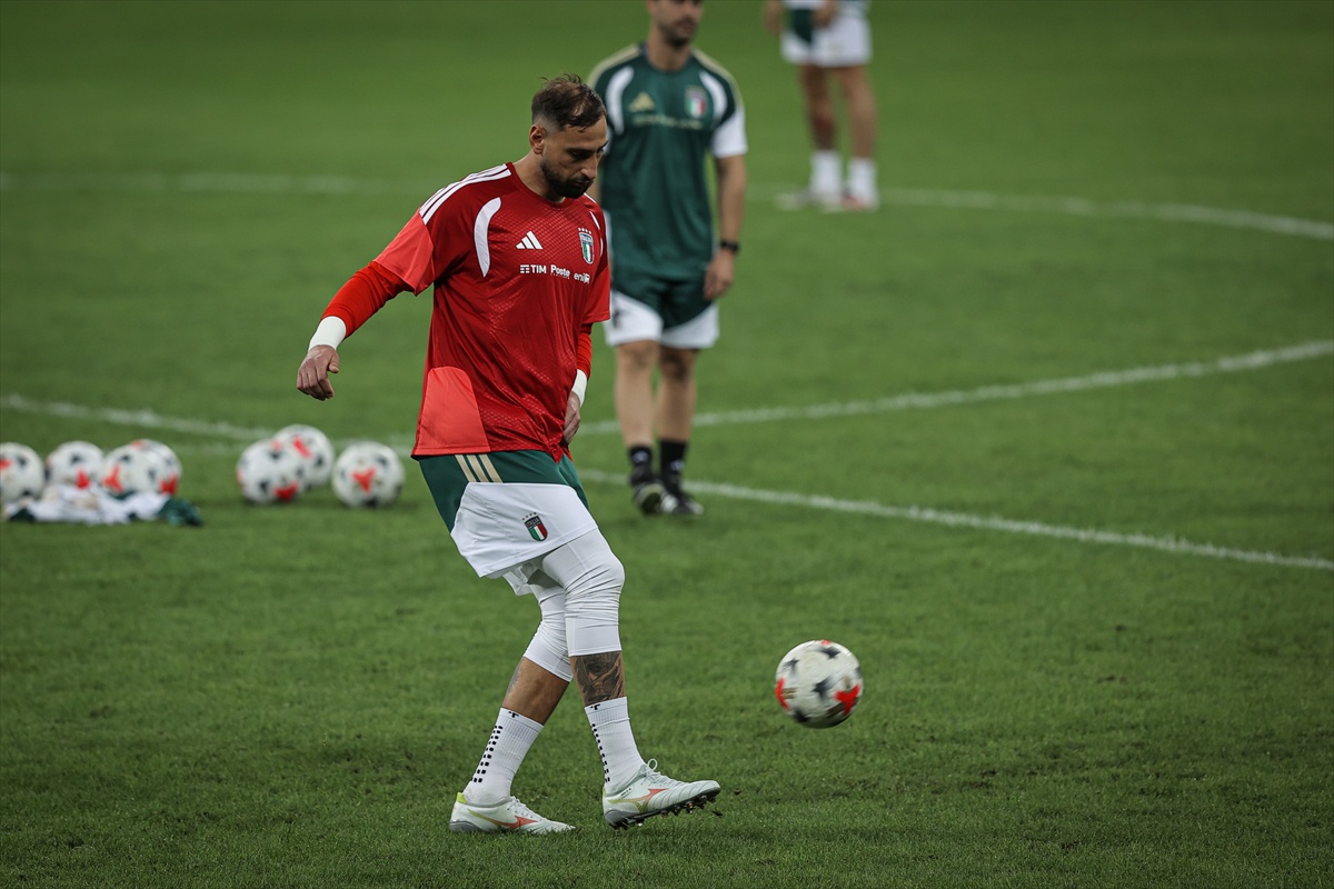 İtalya, A Milli Futbol Takımı ile oynayacağı maçın hazırlıklarını tamamladı