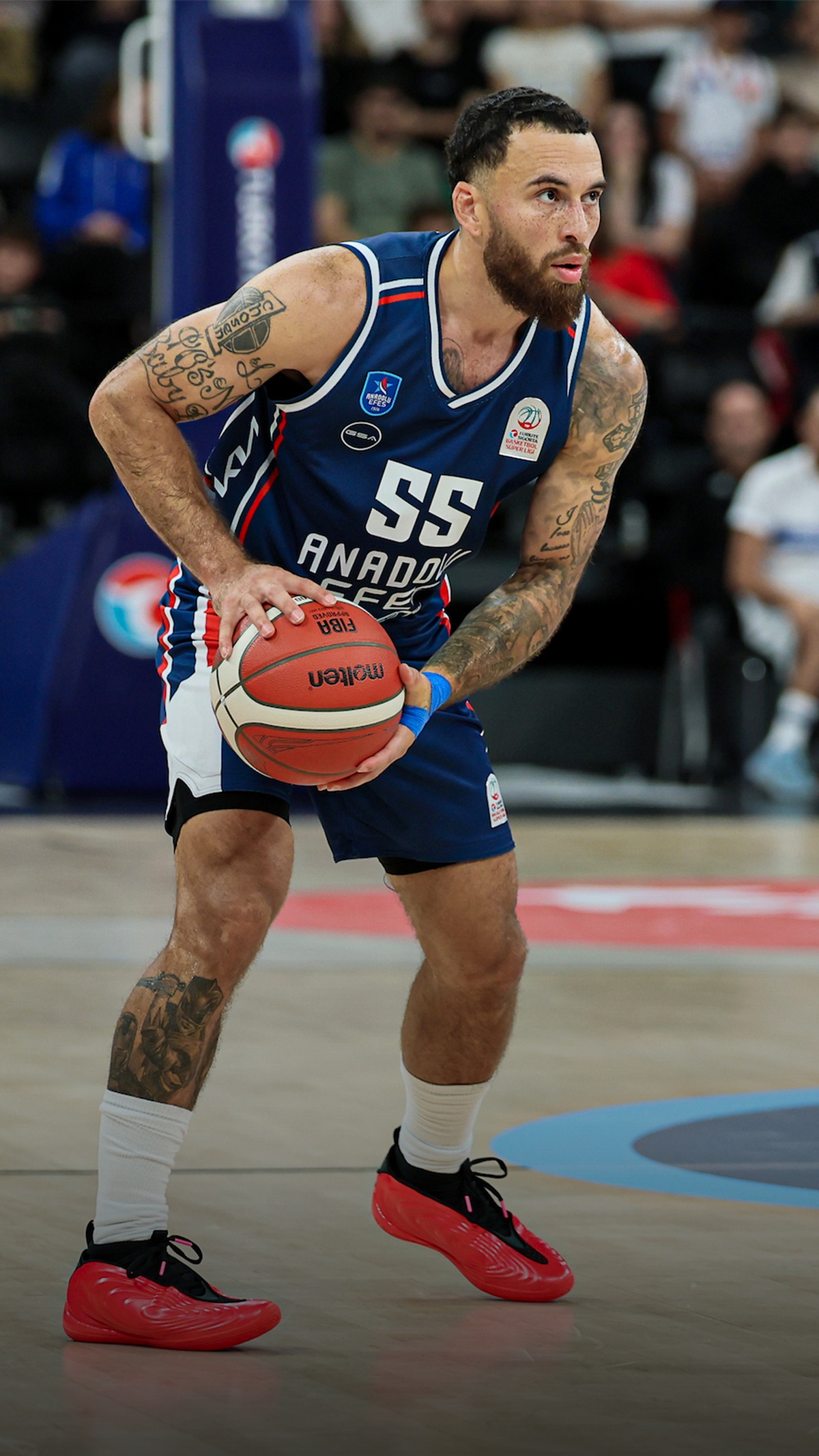 Anadolu Efes, Beşiktaş'ı 95-81 yenerken Dario Saric 16 sayıyla en skorer oldu