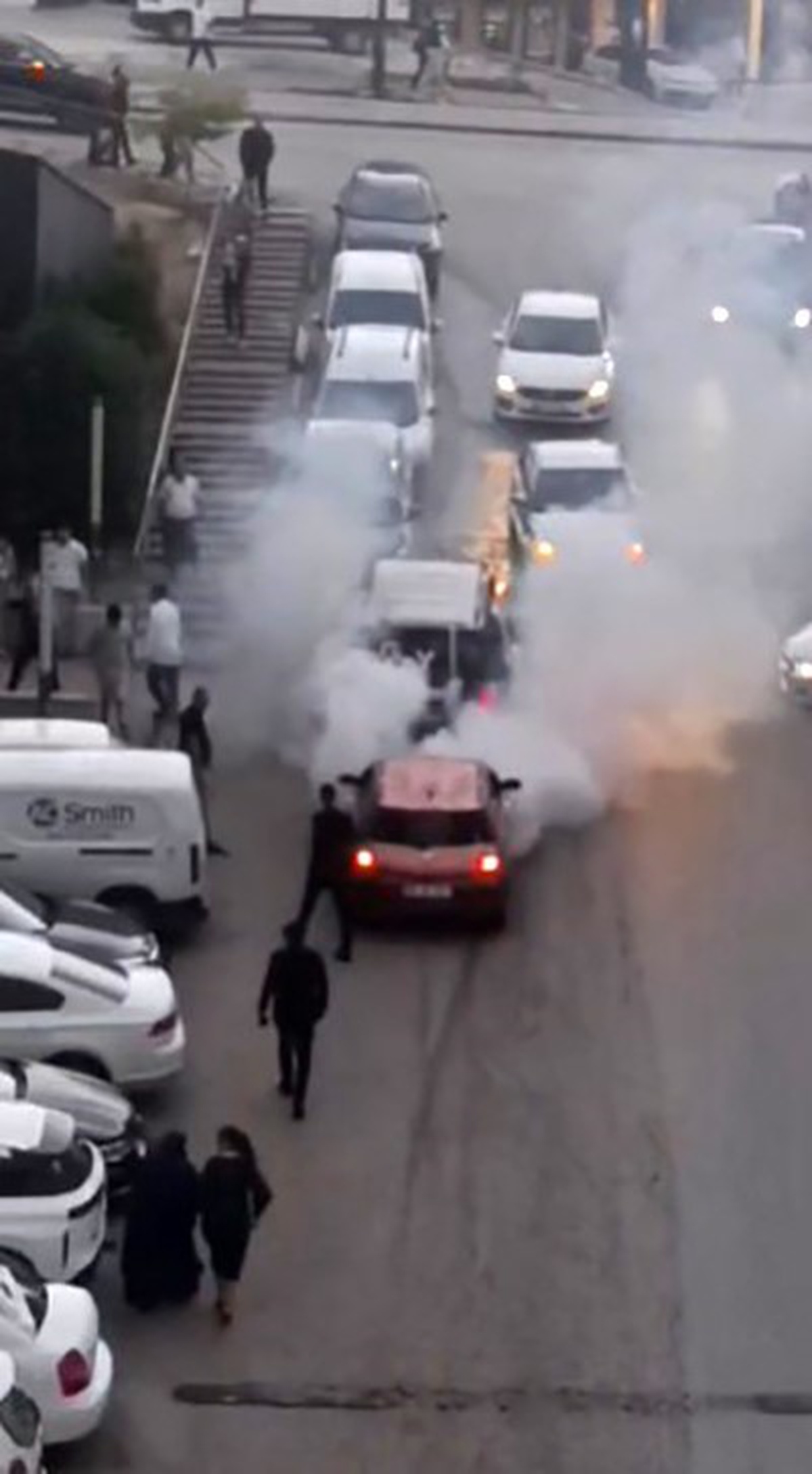 Ankara Keçiören\'de lastik yakan sürücüye idari para cezası kesildi, 12 suç kaydı var