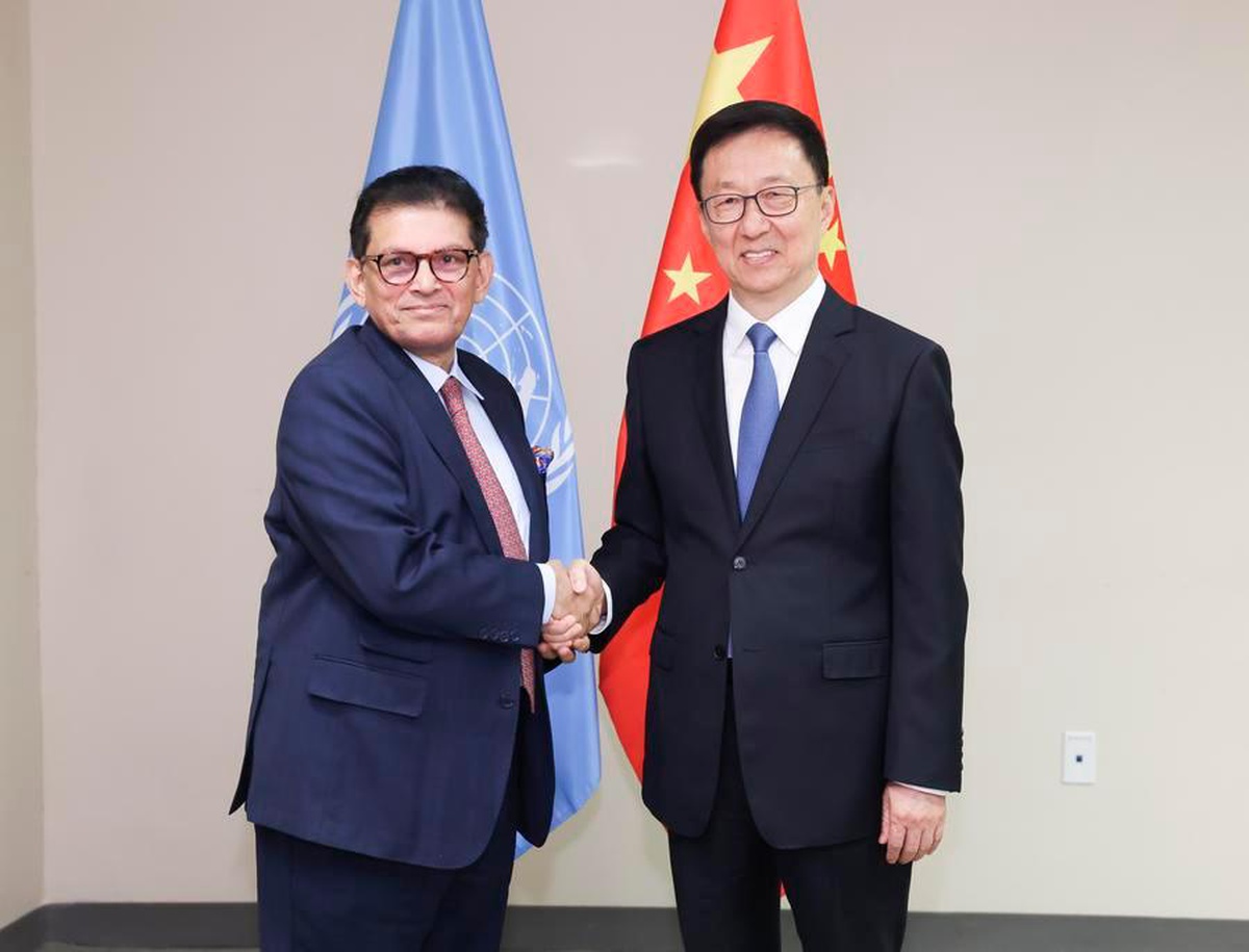 Han Zheng, BM Genel Kurulu Başkanı Rahman\'a Çin\'in BM\'yi desteklediğini iletti