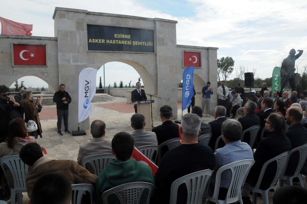 Edirne\'de Asker Hastanesi şehitleri anıldı