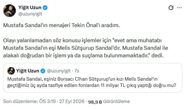 Fon skandalına Mustafa Sandal'ın eşi de karıştı! 2 milyar liralık iddiayı menajer yalanlamadı