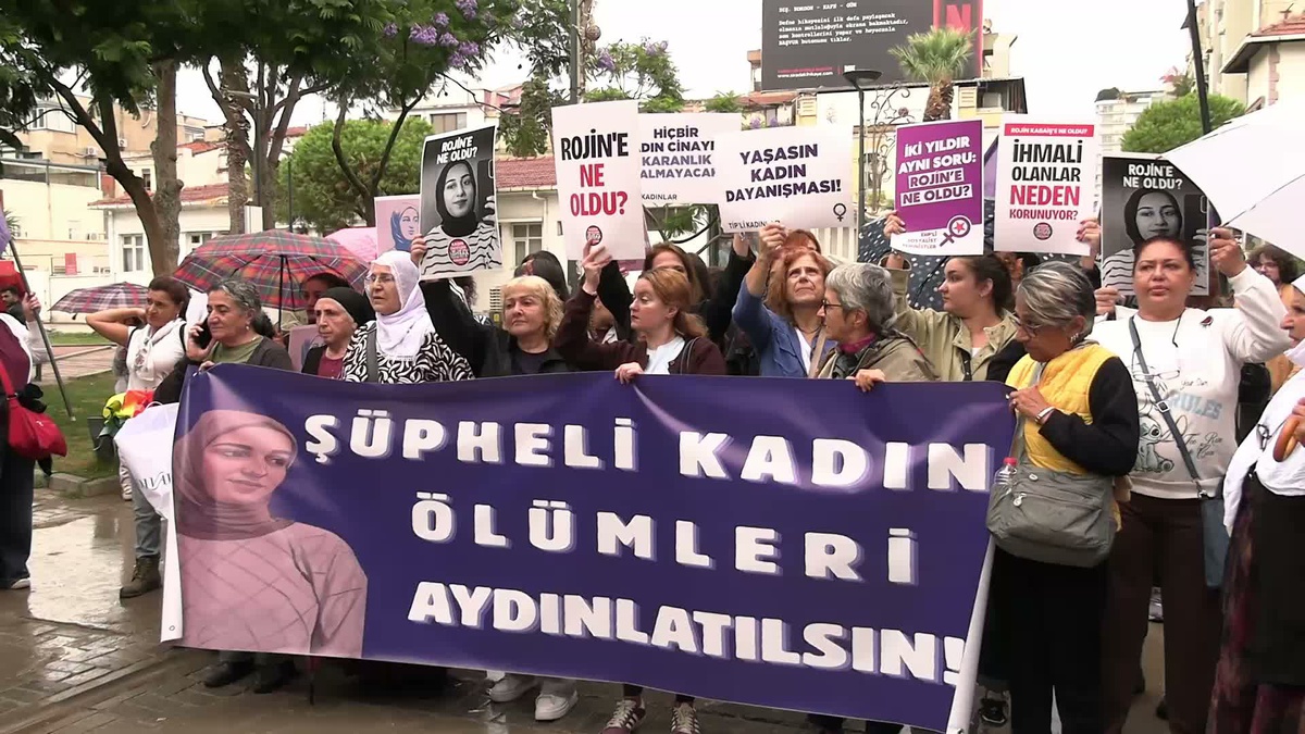 İzmir\'de kadın örgütleri Rojin Kabaiş için yürüdü, deliller karartıldı dedi