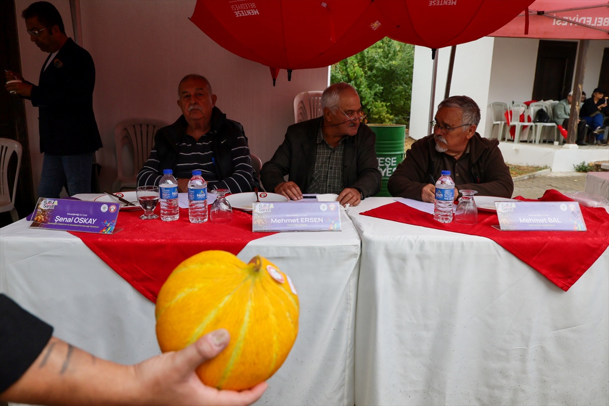 Karabağlar Yaylası\'nda kavun yarışması birincisi Mehmet Dural altınla ödüllendirildi