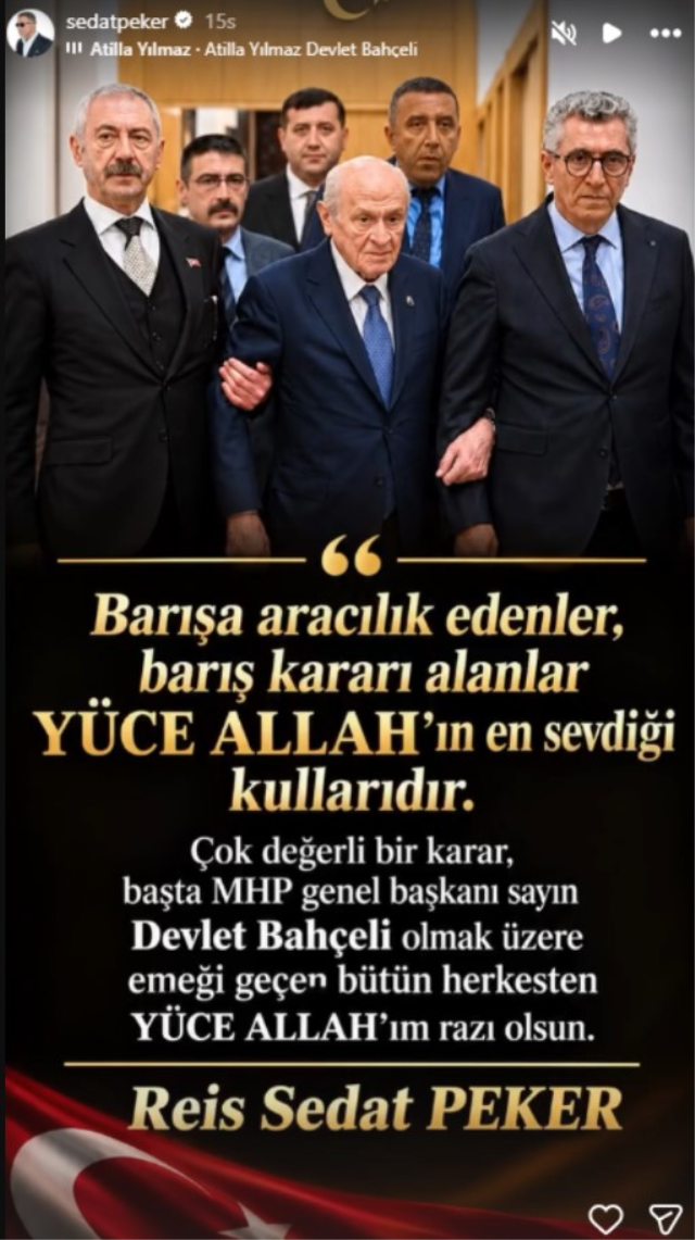 MHP'li İsmail Özdemir'den Sedat Peker açıklaması: Yakında vatanımıza kavuşacak