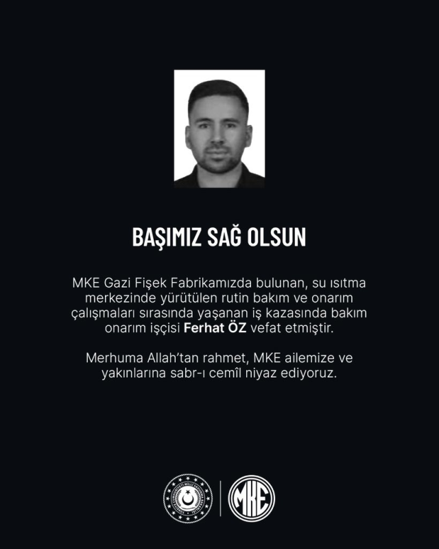 MKE fabrikasında bakım sırasında facia! 1 ölü, 4 yaralı
