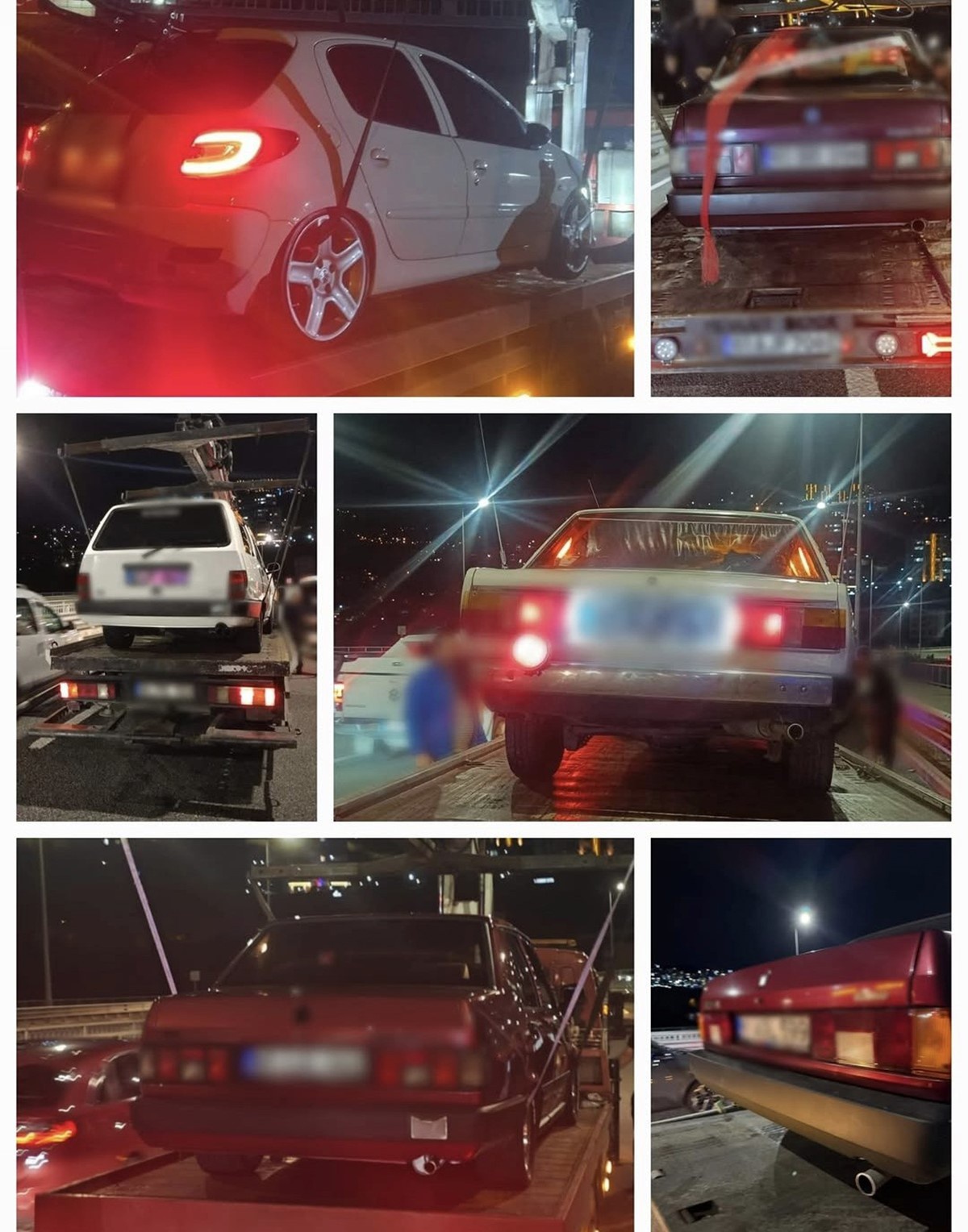 Trabzon Ortahisar\'da abart egzozlu 6 araca 96 bin TL ceza, 30 gün men uygulandı