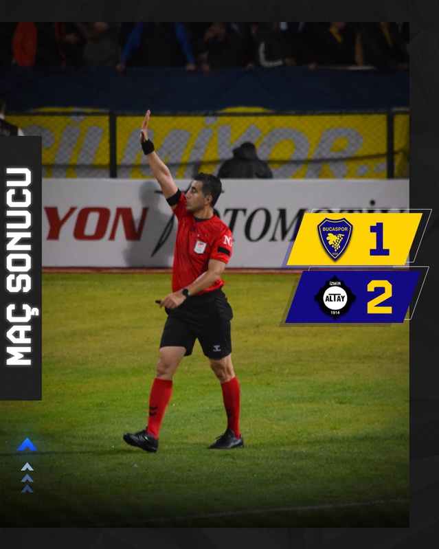 Bucaspor 1928, Altay'ın 2-1 kazandığı derbi sonrası hakem İsmail Güzel'e yüklendi