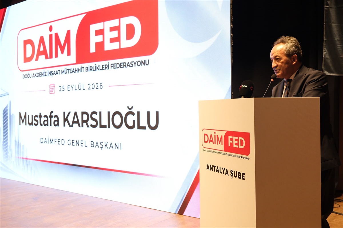 DAİMFED Antalya Şubesi açıldı, Vali Şahin yapı stokunun yenilenmesini gerekli gördü