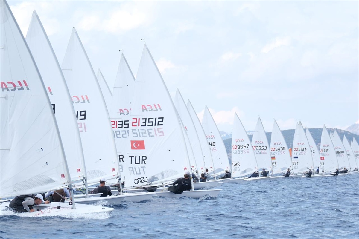 Bodrum\'da ILCA Avrupa Kupası ödül töreniyle bitti, 14 ülkeden 134 sporcu yarıştı