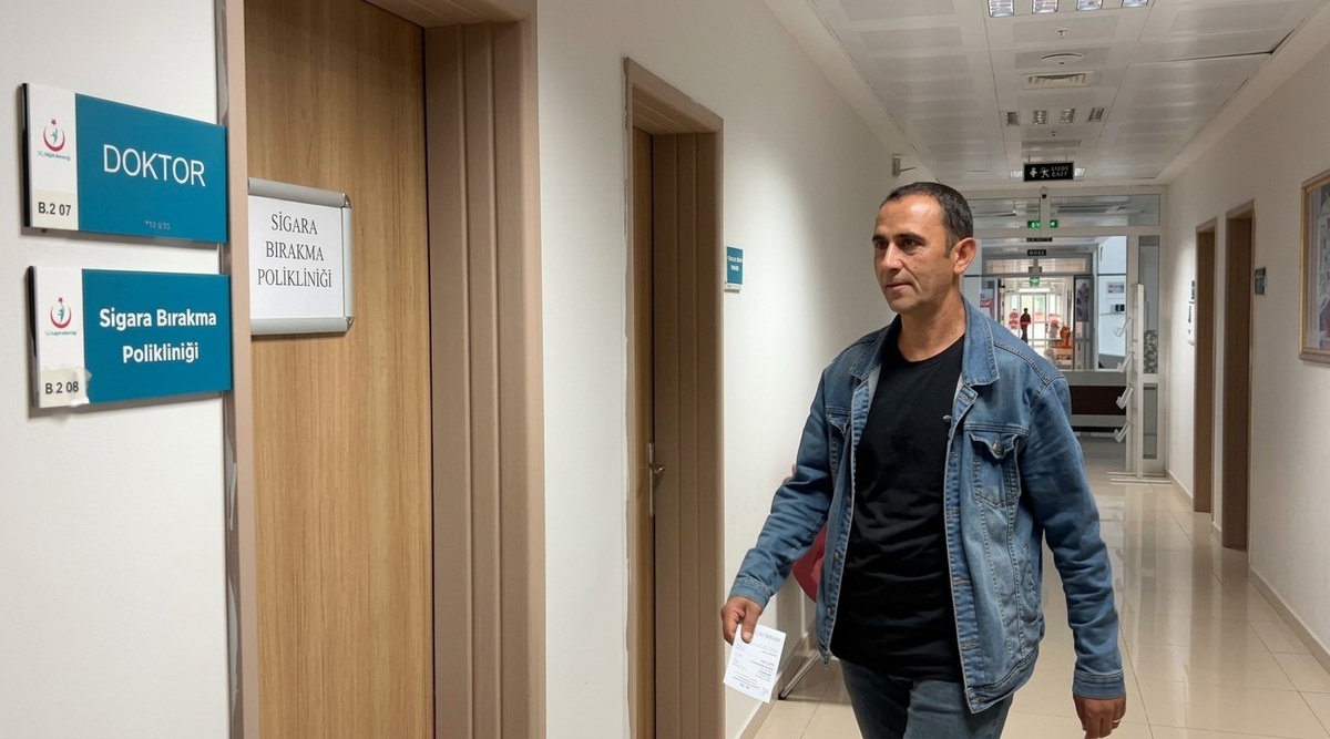 Çorum\'da 46 yaşındaki vatandaş, sigarayı poliklinik desteğiyle 20 yıl sonra bıraktı