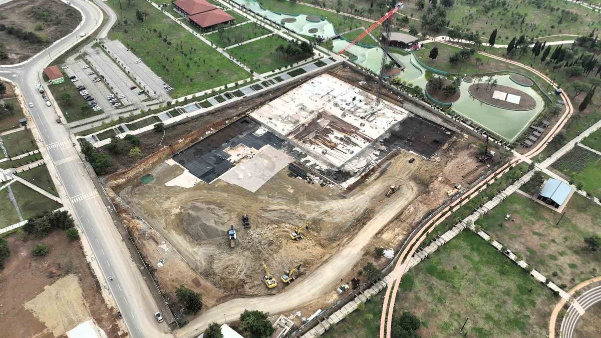 Gebze Millet Bahçesi\'ndeki cami projesinde 625 araçlık kapalı otopark yapılacak