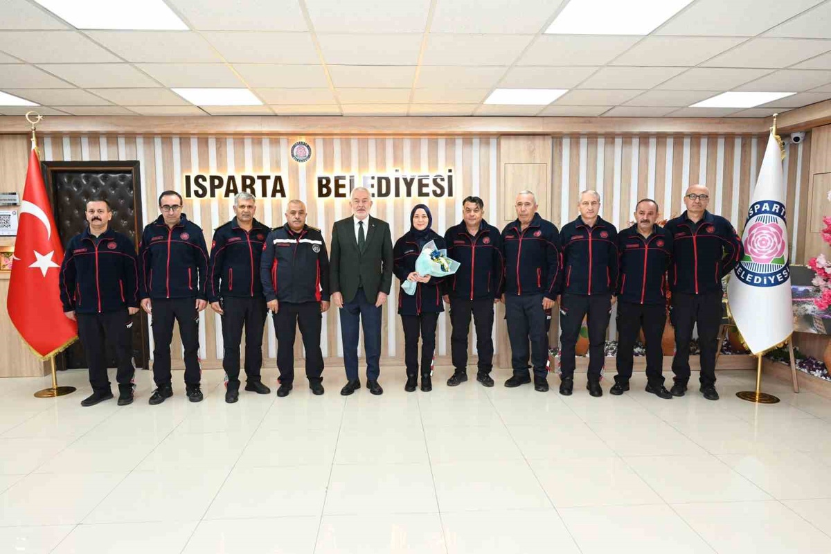 Isparta İtfaiyesi 312. yılını kutladı, Ocak ayından bu yana 550 kurtarma yaptı