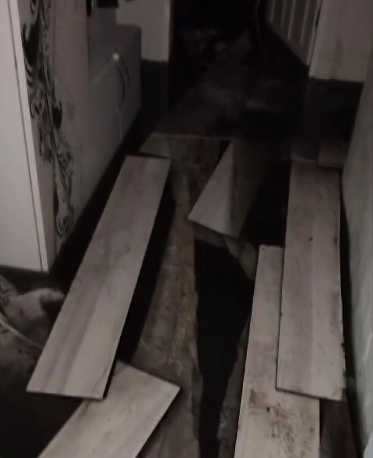 İstanbul Sultangazi\'de sağanakta evi su basan 4 kişi nerede kalacaklarını bilmiyor