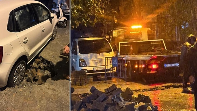 İstanbul'u sağanak vurdu! Yol çöktü, alt geçidi su bastı, toprak kaydı, 25 kişi tahliye edildi