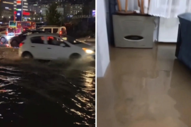 İstanbul'u sağanak vurdu! Yol çöktü, alt geçidi su bastı, toprak kaydı, 25 kişi tahliye edildi