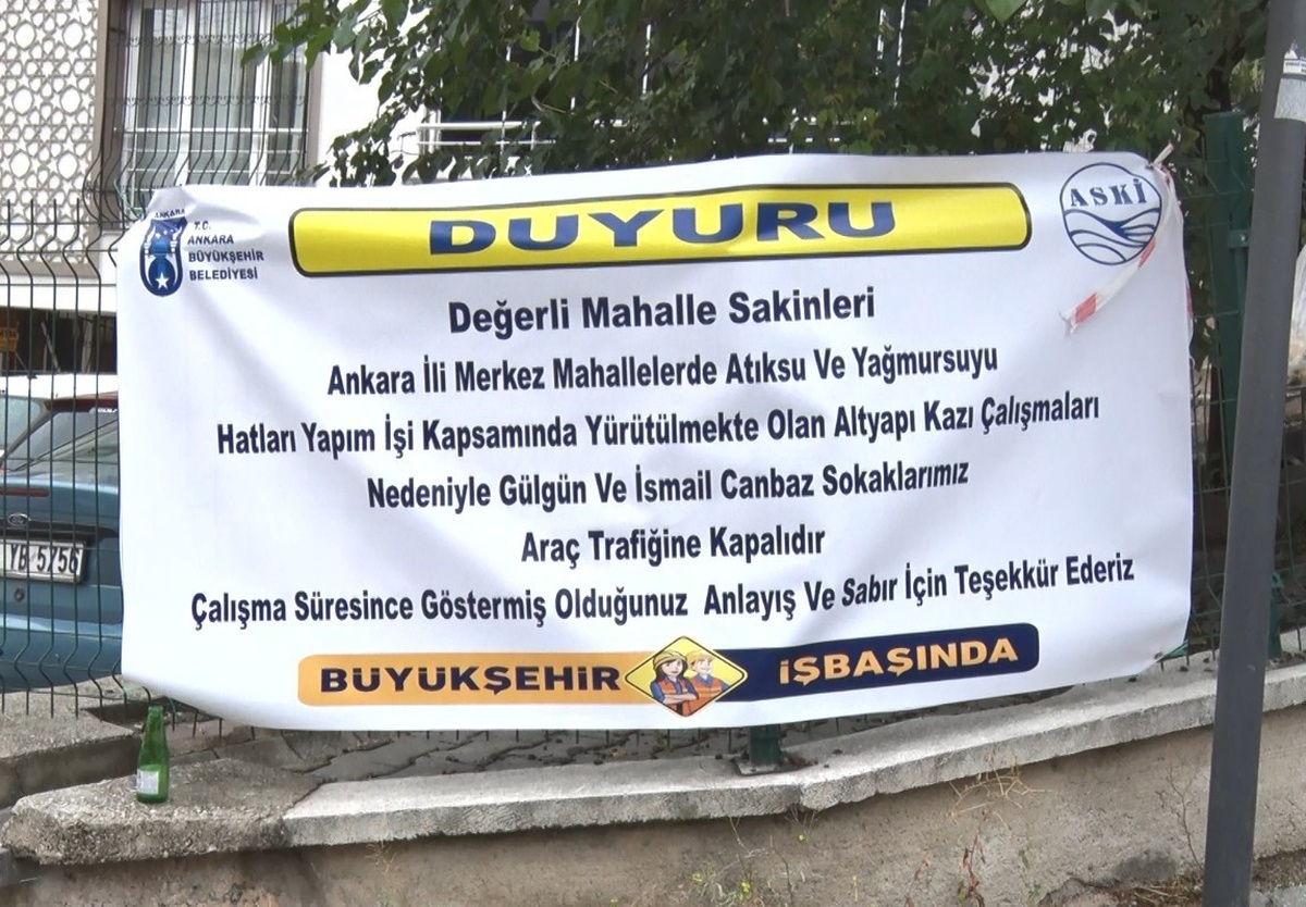 Keçiören\'de 1,5 yıllık altyapı çalışması apartmanları kanalizasyon suyuyla doldurdu