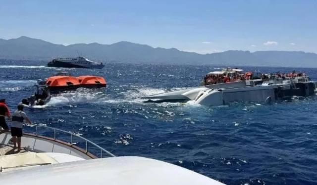KKTC'de batan geminin bin metre uzağında yapılan taramada 2 naaşa ulaşıldı