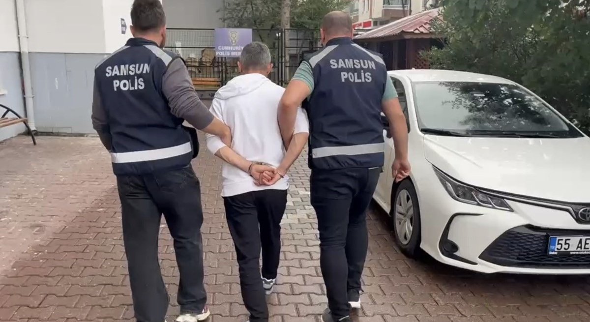 Kesinleşmiş 37 yıl 5 ay 16 gün hapis cezası olan hükümlü Samsun Bafra\'da yakalandı