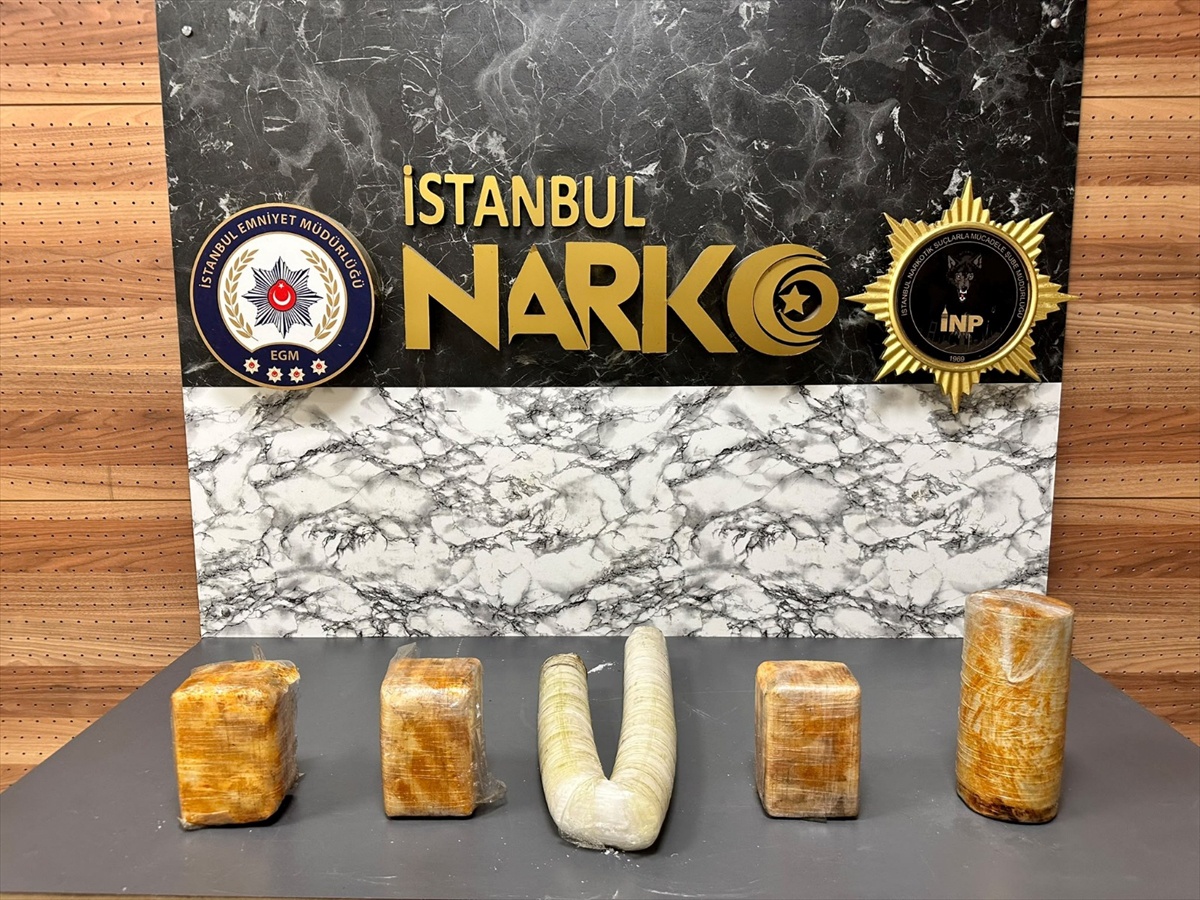 Sarıyer\'de uyuşturucu operasyonunda 8 kilo 850 gram madde ele geçirildi