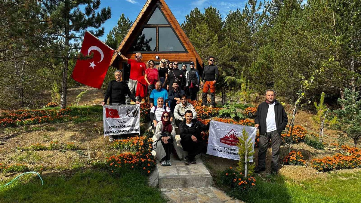 SİVDAK üyeleri Sivas-Tokat sınırında Topulyurdu Göleti\'ni keşfedip bungalovları gördü