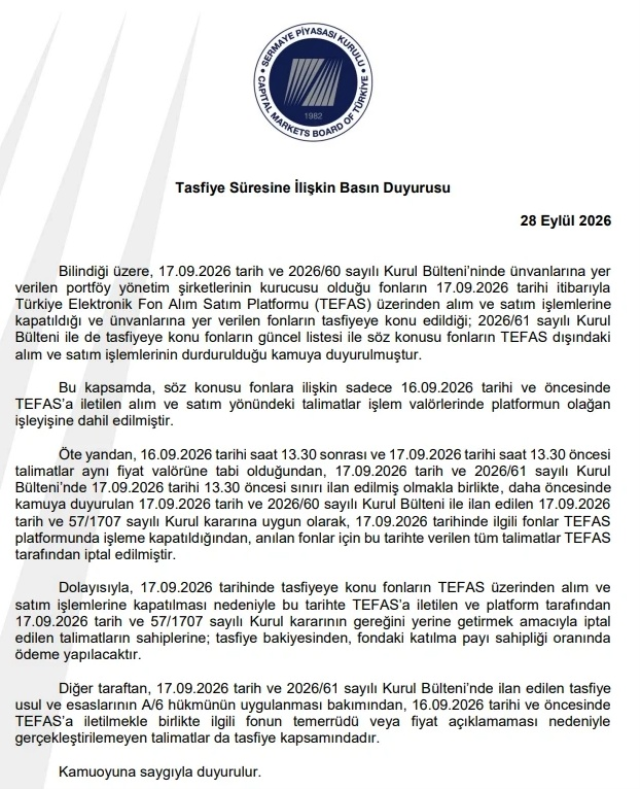 SPK düğmeye bastı! Yatırımcıların gözü bu karardaydı