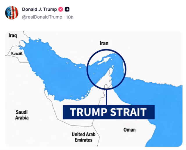 Trump'tan gerilimi tırmandıracak harita paylaşımı