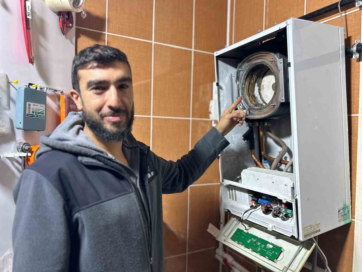 Van\'da kombi bakım randevuları yoğunlaştı, ustalar kireçten yıllık bakım öneriyor