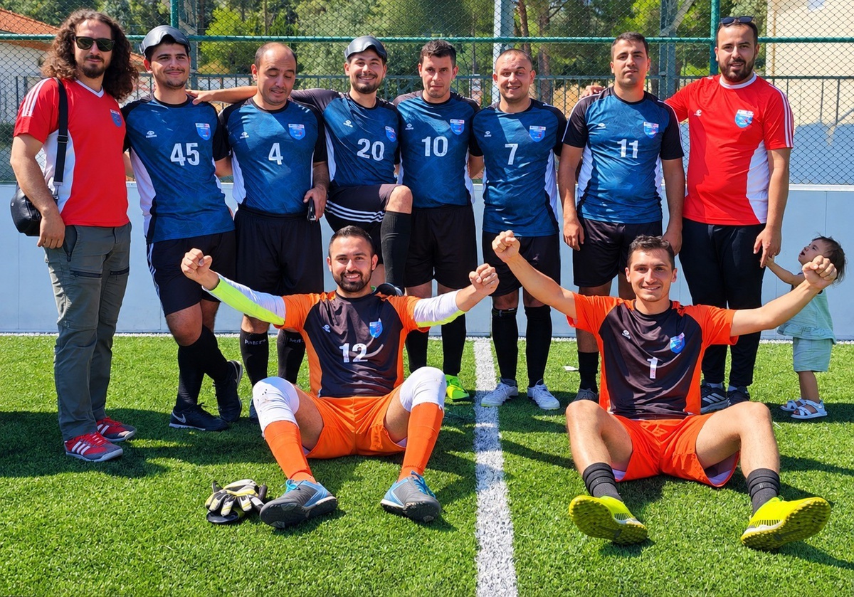 Y. Denizli Görme Engelliler, Bursa'da Yeditepe'yi 14-1 yendi; Hasan Şatay 8 gol attı