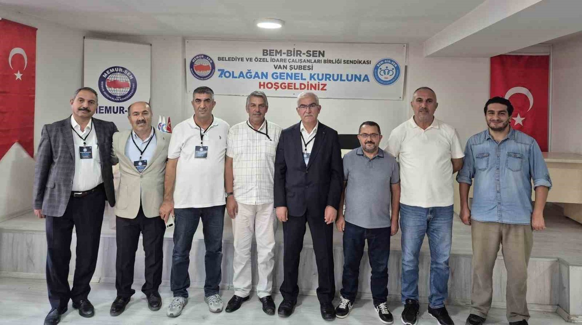Yaşlılar Şube Müdürü Yunus Özsever, Bem-Bir-Sen Van Şube Başkanlığına seçildi