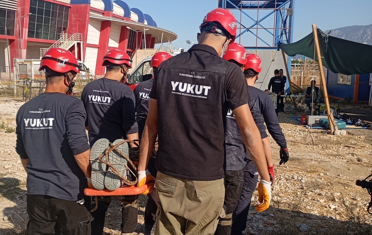 YUKUT, AFAD akreditasyon sınavı öncesi Muradiye\'deki AFAD alanında tatbikata başladı