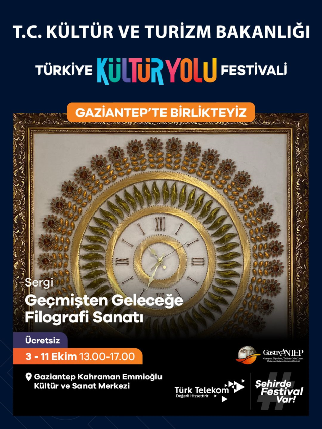 Gaziantep, 4'üncü kez Türkiye Kültür Yolu Festivali ile buluşuyor! GastroAntep Kültür Yolu Festivali 3 Ekim'de başlıyor