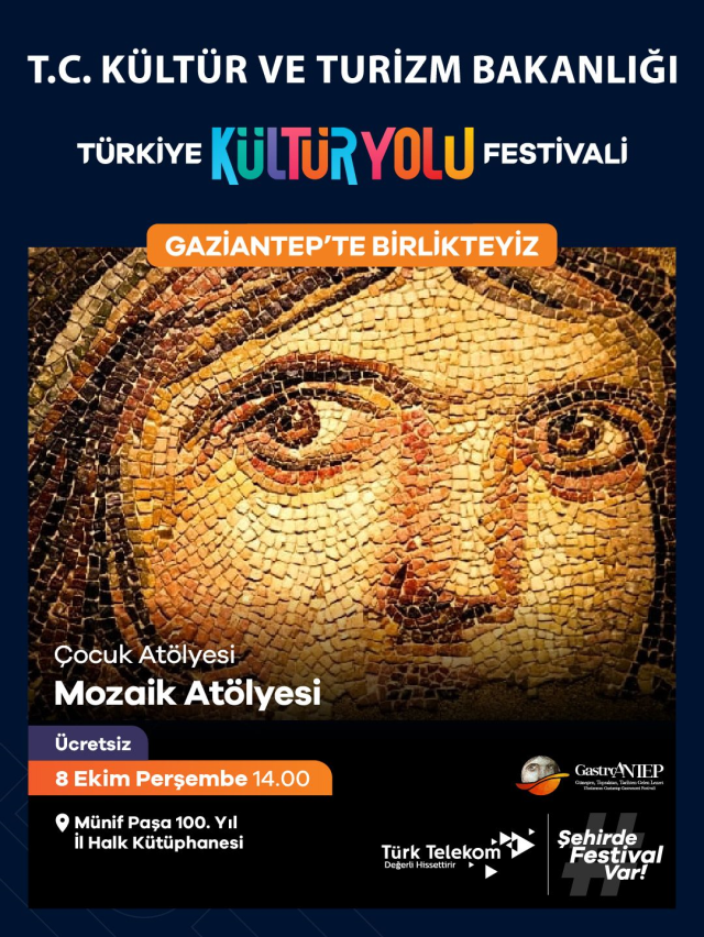 Gaziantep, 4'üncü kez Türkiye Kültür Yolu Festivali ile buluşuyor! GastroAntep Kültür Yolu Festivali 3 Ekim'de başlıyor