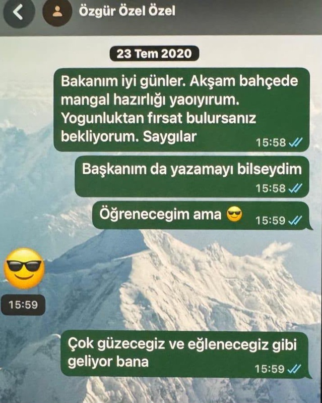 Atilla Yıldırım'ın telefonunda Özgür Özel adıyla kayıtlı yazışma olduğu belirtildi