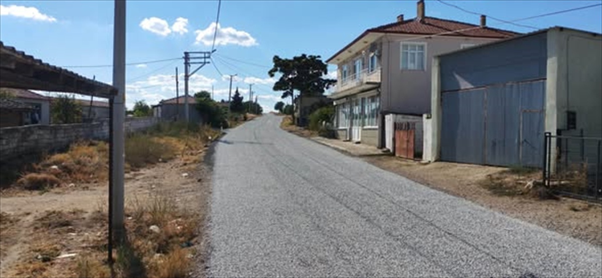 Edirne İl Özel İdaresi köy yollarında 11,5 km\'lik sathi kaplamayı tamamladı