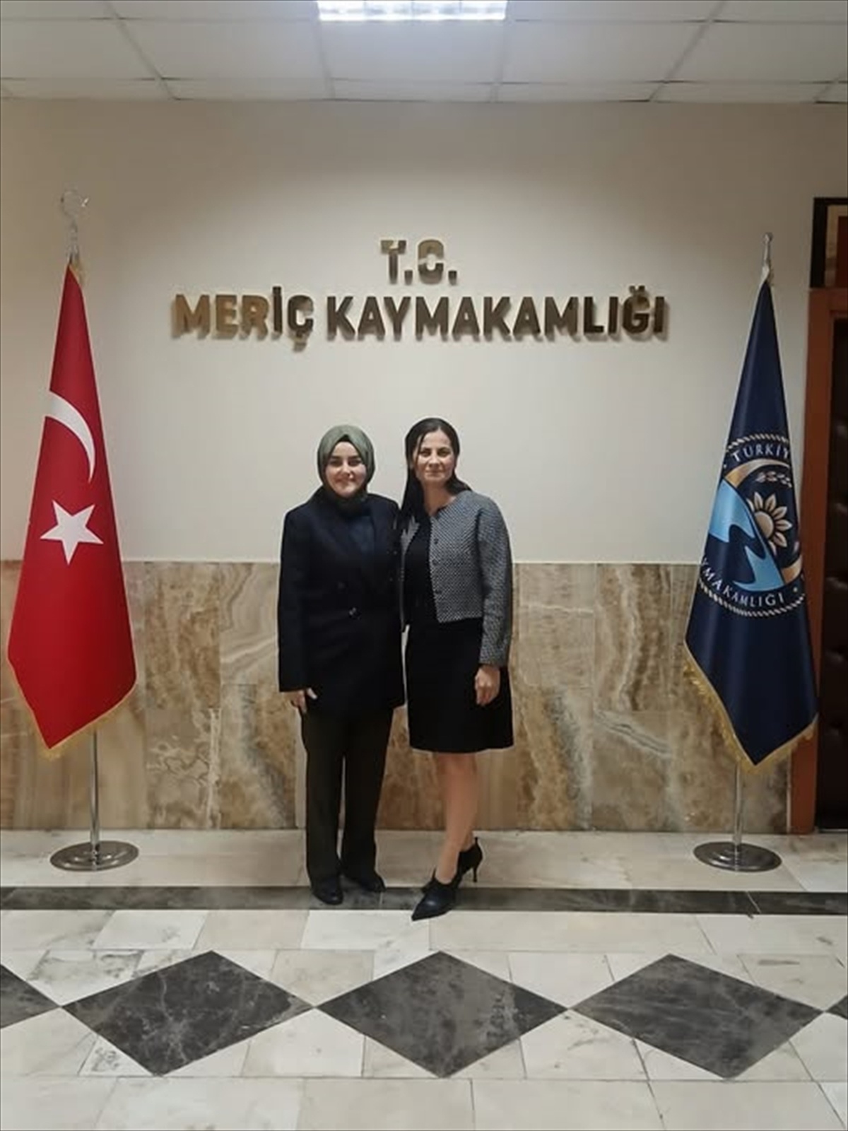Meriç Kaymakamı Odabaşı, Vali Yardımcısı\'nın hayırlı olsun ziyaretinden memnun kaldı