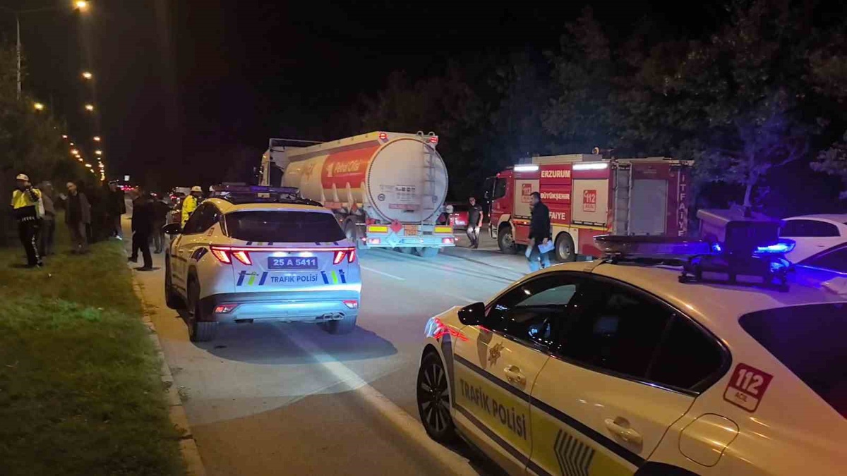 Erzurum Aziziye\'de otomobilin çarptığı Irak uyruklu genç kız ağır yaralandı