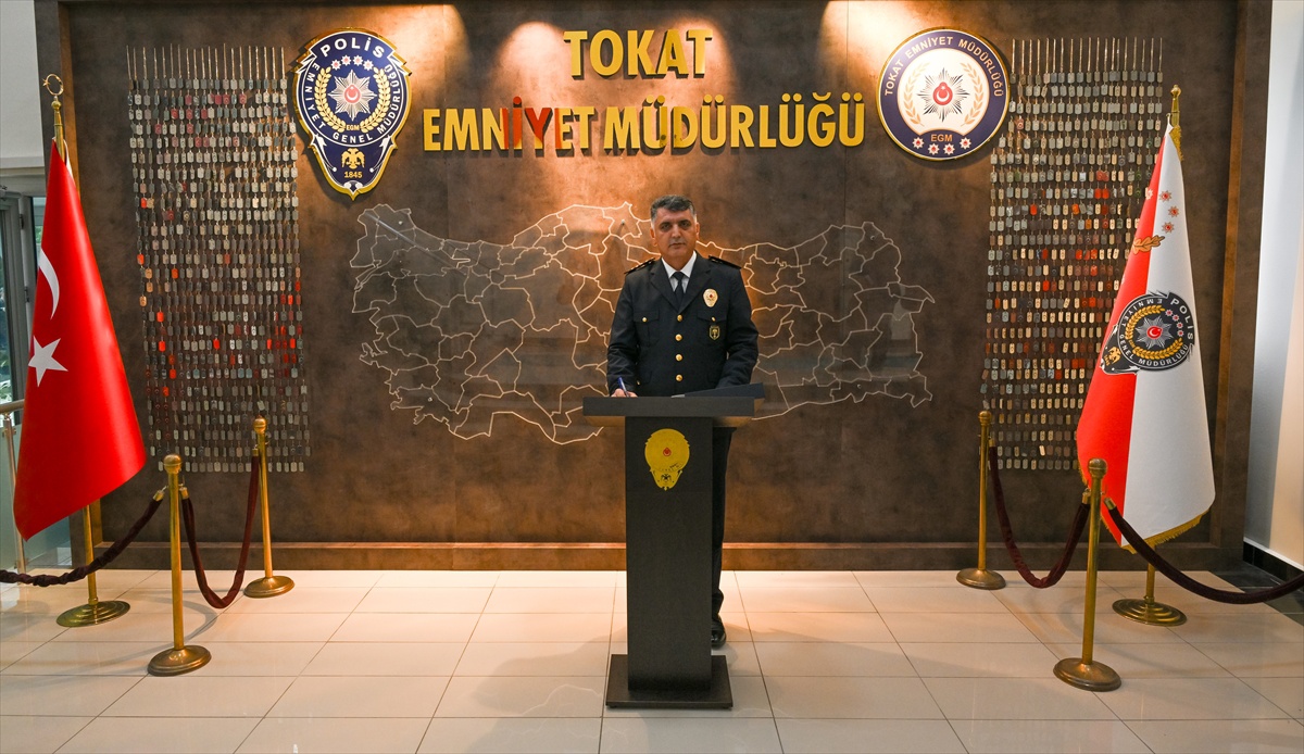 Rize\'den Tokat\'a atanan Kenan Şengül, Emniyet Müdürlüğü görevine başladı