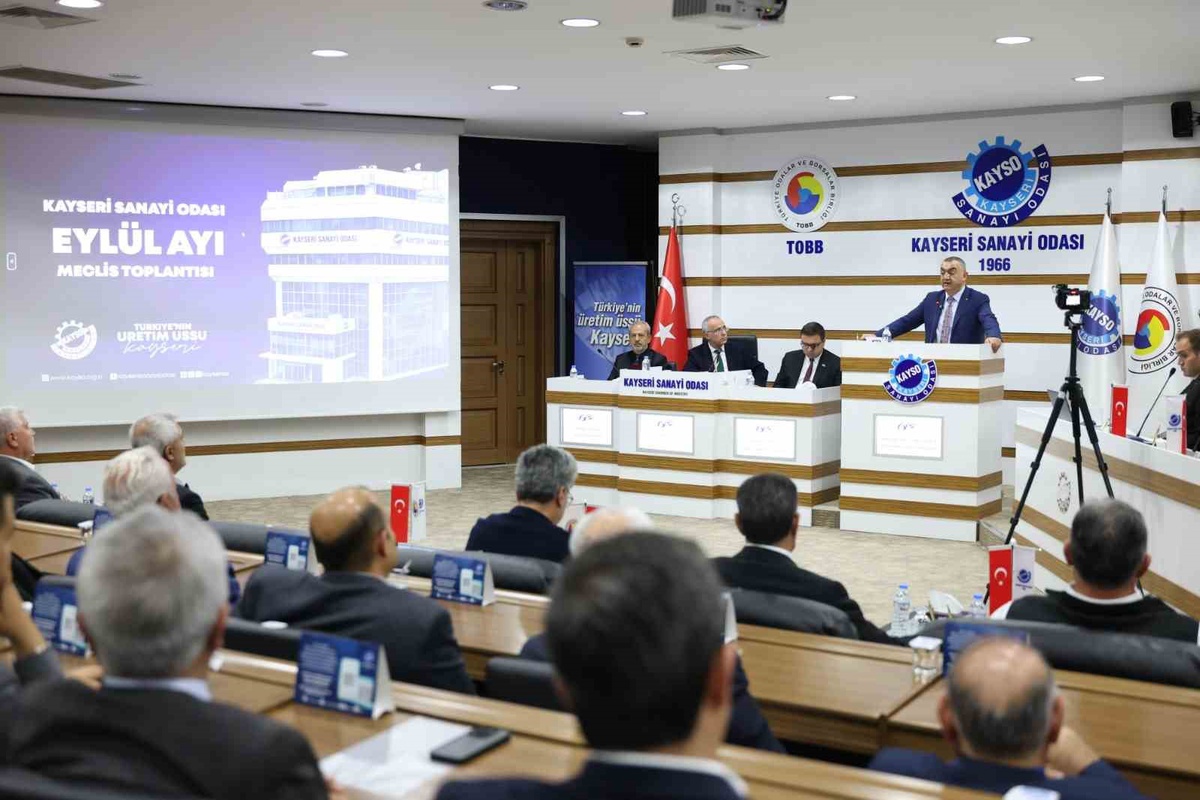 KAYSO Meclis Başkanı Özkaya, 4 Ekim öncesi üretim zayıflamasına dikkat çekti