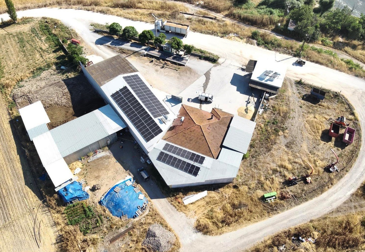 Kepsut\'taki Mahmudiye Kooperatifi\'nde GMKA destekli güneş enerji sistemi kuruldu