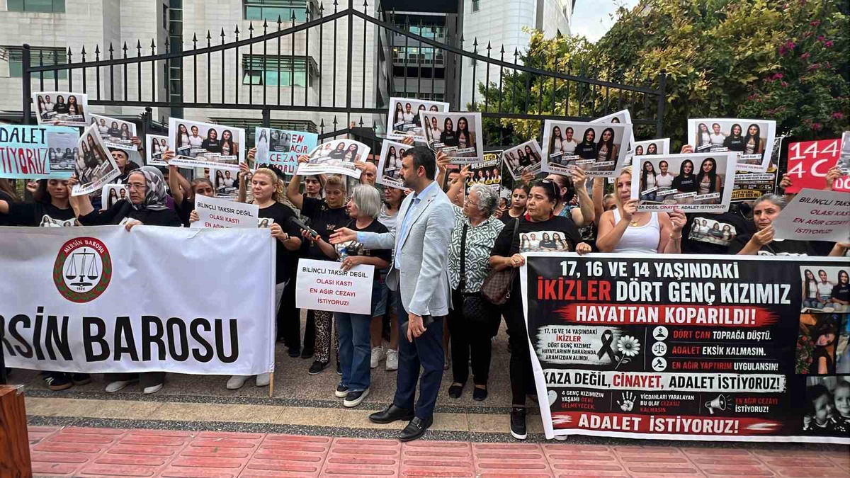 Mersin\'de 4 kız çocuğunun öldüğü kazada sanık M.K. tahliye edilmedi