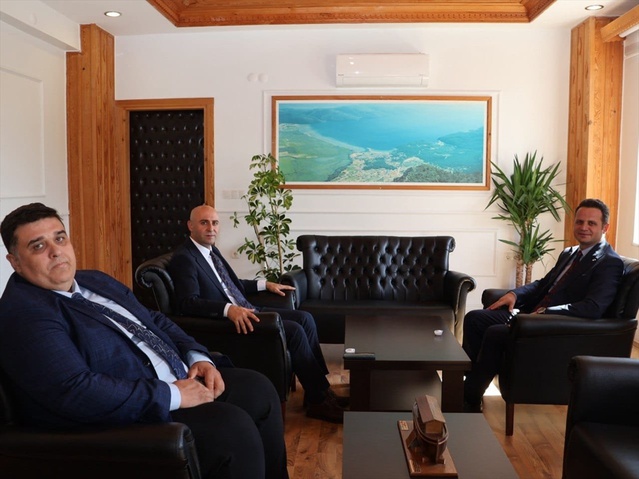 Muğla İl Milli Eğitim Müdürü Çay, Kaymakam Ekinci ile eğitim çalışmalarını görüştü