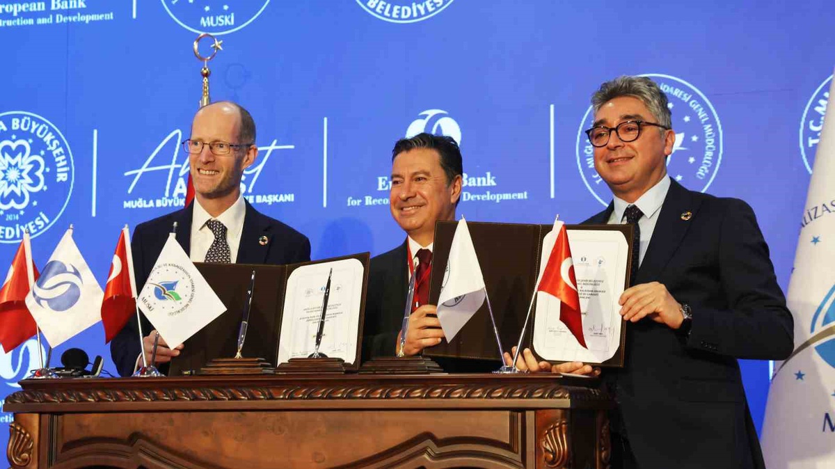 Muğla\'nın su altyapısı için EBRD\'den 62,9 milyon avroluk finansman sağlandı