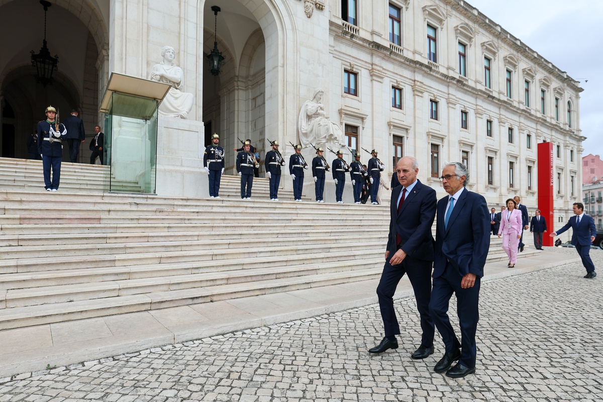 TBMM Başkanı Kurtulmuş, Portekiz Meclis Başkanı Aguiar-Branco ile Lizbon\'da görüştü