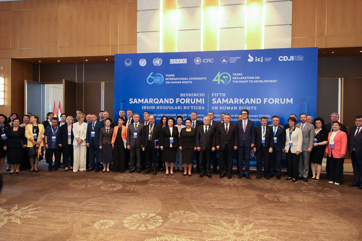 TİHEK Başkanı Şahin, Semerkant\'ta Gazze için kurumlara duyarlılık çağrısı yaptı