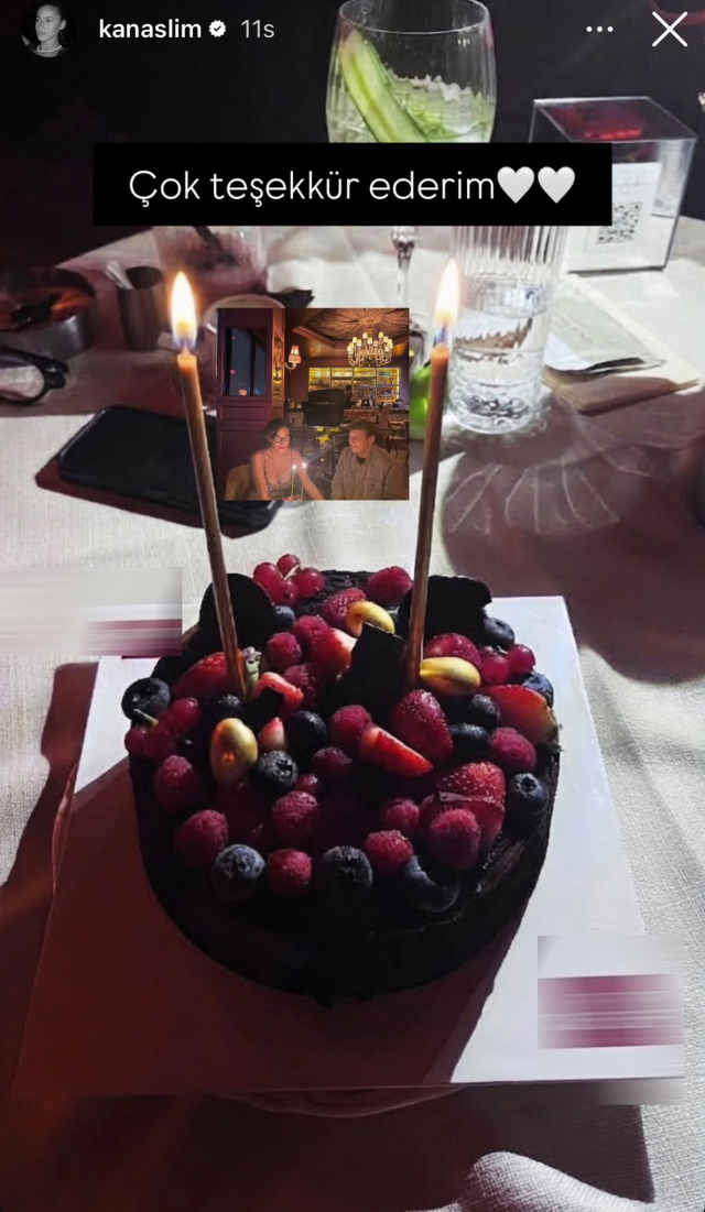 26 yaş fark çok konuşulmuştu! Kaya Çilingiroğlu sevgilisiyle kutlamada