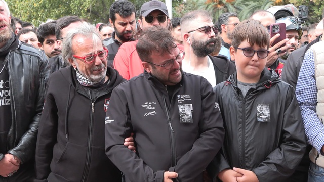 Motovlogcu Dayı Cumhur Kahraman son yolculuğuna böyle uğurlandı