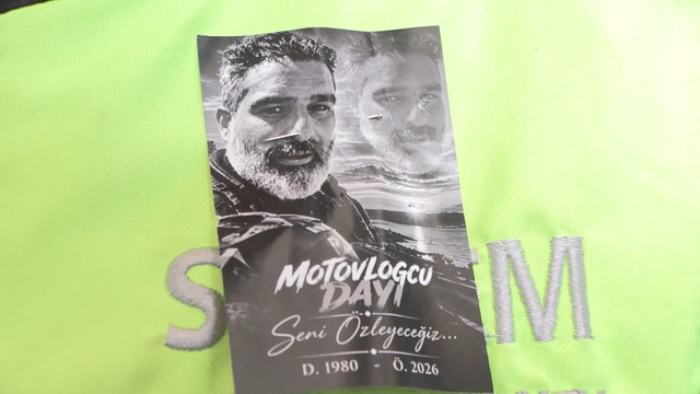 Motovlogcu Dayı Cumhur Kahraman son yolculuğuna böyle uğurlandı