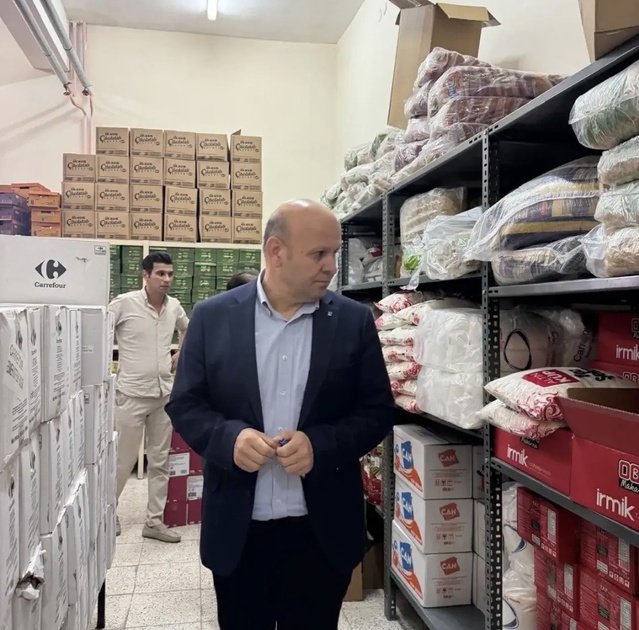 Çermik'te iki lise pansiyonunu denetleyen Milli Eğitim müdürleri öğrencilerle buluştu