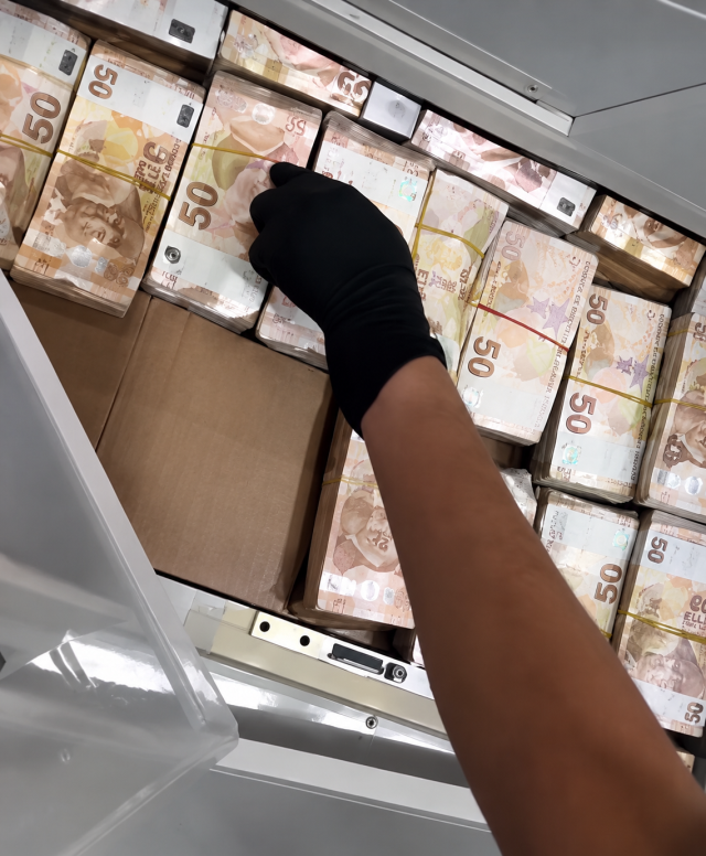 Ev değil banka! Duvarlardan, fayansların altından milyonlarca Euro çıktı